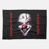 Vervangende chirurg Evil Clown Theedoek (Horizontaal)