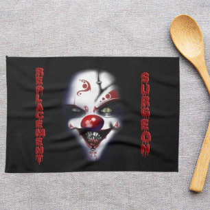 Vervangende chirurg Evil Clown Theedoek