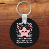 Vervangende docent Kawaii Sleutelhanger (Voorkant)
