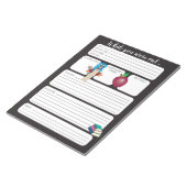 Vervangende leraar terwijl je uit het Notitieblok  (Schuin)