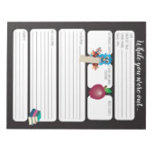 Vervangende leraar terwijl je uit het Notitieblok  (Voorkant)