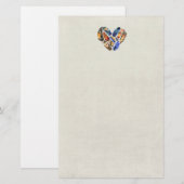 Vervangers in een ontwerp van de Waterverf van de Briefpapier (Voorkant / Achterkant)