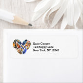 Vervangers in een ontwerp van de Waterverf van de  Etiket (Insitu)