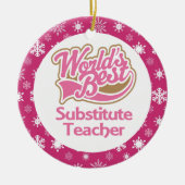 Vervanging van de leraar keramisch ornament (Voorkant)