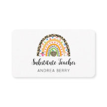 Vervanging van de regenboogluipdruk van de leraar