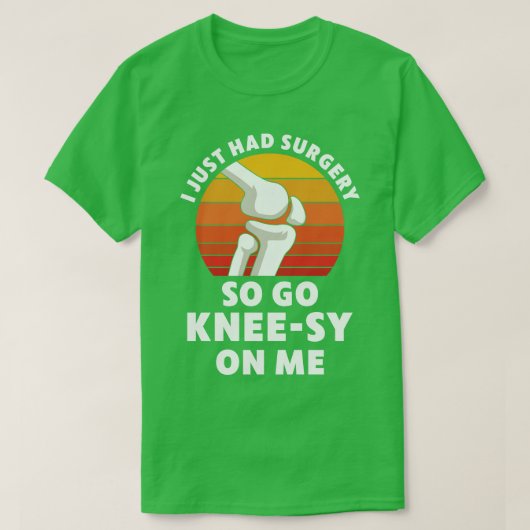 Vervanging van een knie Nieuwe knie Herstel 1 T-shirt (Design voorkant)