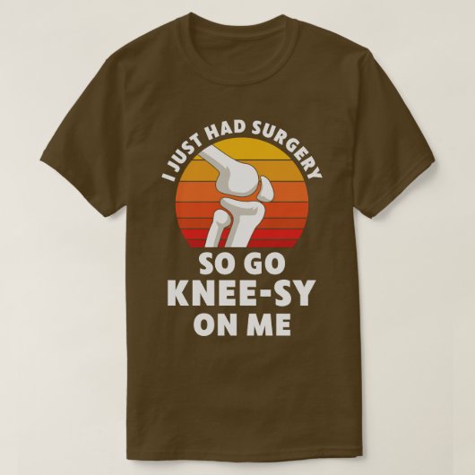 Vervanging van een knie Nieuwe knie Herstel 1 T-shirt (Design voorkant)