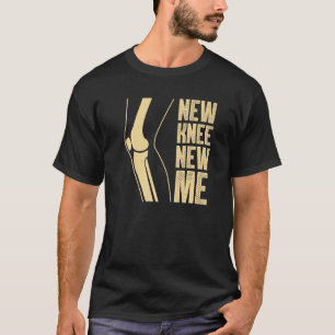 Vervanging van een knie voor mannen na chirurgisch t-shirt