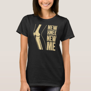 Vervanging van een knie voor mannen na chirurgisch t-shirt