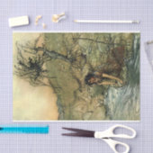 Vervanging van water voor vrouwen in het winkelboe tissuepapier (Craft)