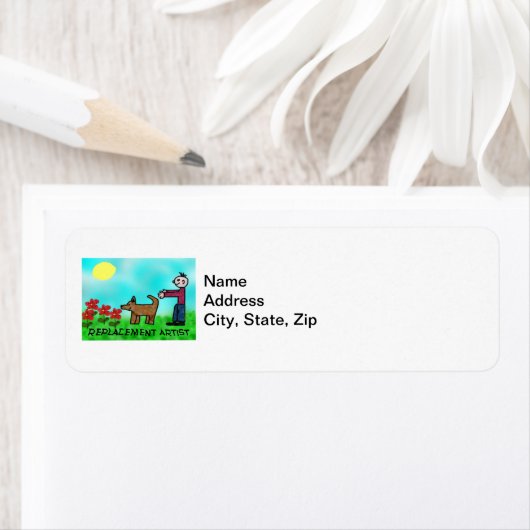 Vervangingsartiest Etiket (Insitu)