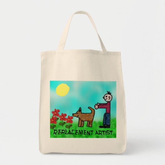 Vervangingsartiest Tote Bag (Voorkant)