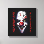 Vervangingschirurg - aambediende canvas afdruk (Voorkant)