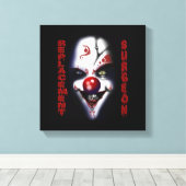 Vervangingschirurg - aambediende canvas afdruk (Insitu (Houten vloer))