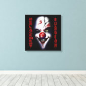 Vervangingschirurg - aambediende canvas afdruk (Insitu (Houten vloer))