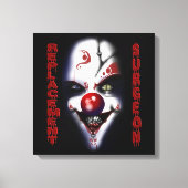 Vervangingschirurg - aambediende canvas afdruk (Voorkant)