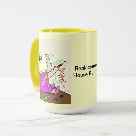 Vervangingshuisschilder Mok (Voorkant links)