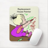 Vervangingshuisschilder Muismat (Met muis)