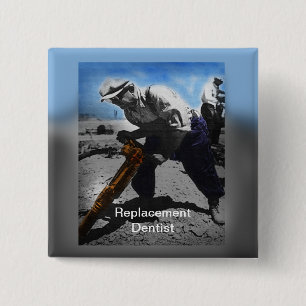 Vervangingssterst Vierkante Button 5,1 Cm