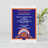 Vervangingsuitnodiging voor Baseball fan Kaart (Staand voorkant)