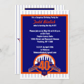 Vervangingsuitnodiging voor Baseball fan Kaart (Voorkant / Achterkant)