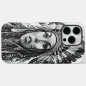 Vervederde Indiase krijger meisje Case-Mate iPhone Case (Achterkant (horizontaal))