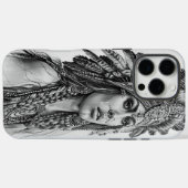 Vervederde Indiase krijger meisje Case-Mate iPhone Case (Achterkant (horizontaal))