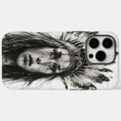Vervederde Indiase krijger meisje Case-Mate iPhone Case (Achterkant (horizontaal))