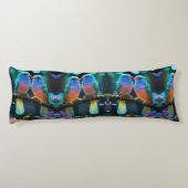 Vervederde Rust: Vogels Ontwerp Lichaamskussen (Achterkant)