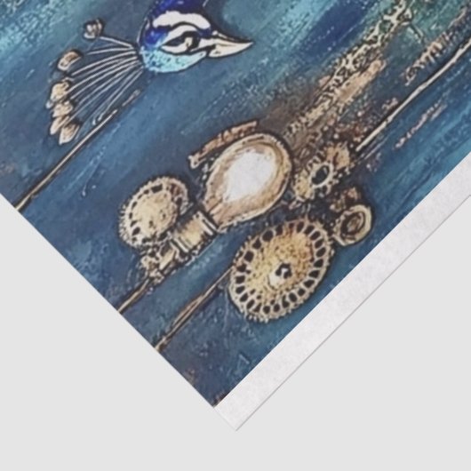 Vervederde wijsheid weefsel ontkoppelingspapier tissuepapier (Detail)