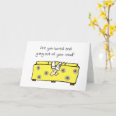 Verveeld, Miss You, laten we bellen en ventileren Kaart (Gele Bloem)