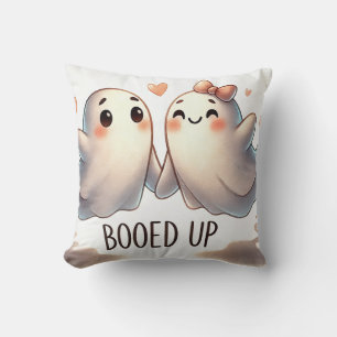 Verveeld spookkoppel kussen