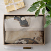 Verveelde Alice in Wonderland zittend op een padde Tissuepapier (Geschenk)