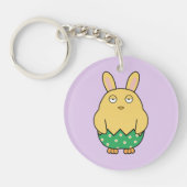 Verveelde Bunny Chick 02 Sleutelhanger (Voorkant)
