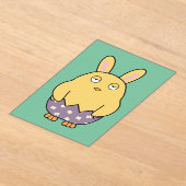 Verveelde Bunny Chick 03 Acryl Uitnodigingen (Laagn)