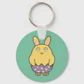 Verveelde Bunny Chick 03 Sleutelhanger (Voorkant)