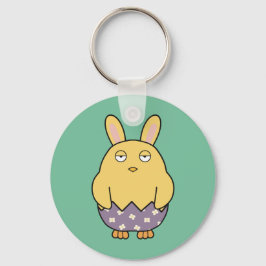 Verveelde Bunny Chick 03 Sleutelhanger