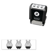 Verveelde Bunny Chick 03 Zelfinktende Stempel (In situ)