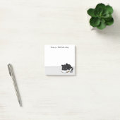 Verveelde zwarte kat, meh! Soort dag Post-it® Notes (Kantoor)