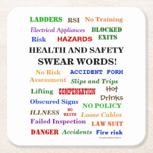 vervelende maar grappige woorden over gezondheid e kartonnen onderzetters