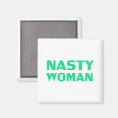 " vervelende vrouw " groen wit magneet (Voorkant / Achterkant)