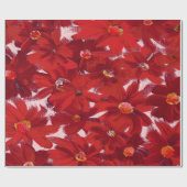 Verven bloemen om het even welke kleur cadeaupapier (Vlak)