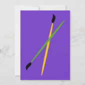 Verven en Borstels Kaart (Achterkant)