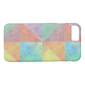 Verven gekleurde Waterverf driehoeken geometrische Case-Mate iPhone Case (Achterkant (Horizontaal))