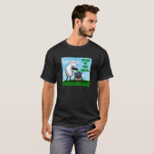 Verven in het Logo T-shirt van de wol (Voorkant volledig)