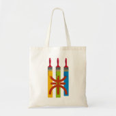 Verven penseel schildert de Amazigh vlag Tote Bag (Voorkant)