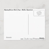 Verven Poison Dart Frog Briefkaart (Achterkant)