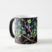 Verven van bladeren en vlinders magische mok (Voorkant links)