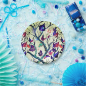 Verven van bladeren en vlinders papieren bordje (Feest)