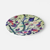 Verven van bladeren en vlinders papieren bordje (Gekanteld)